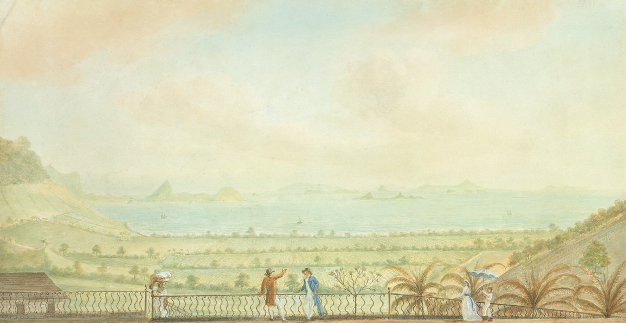 Ansicht der Kleinen Antillen, c.1785 von Nicholas Pocock