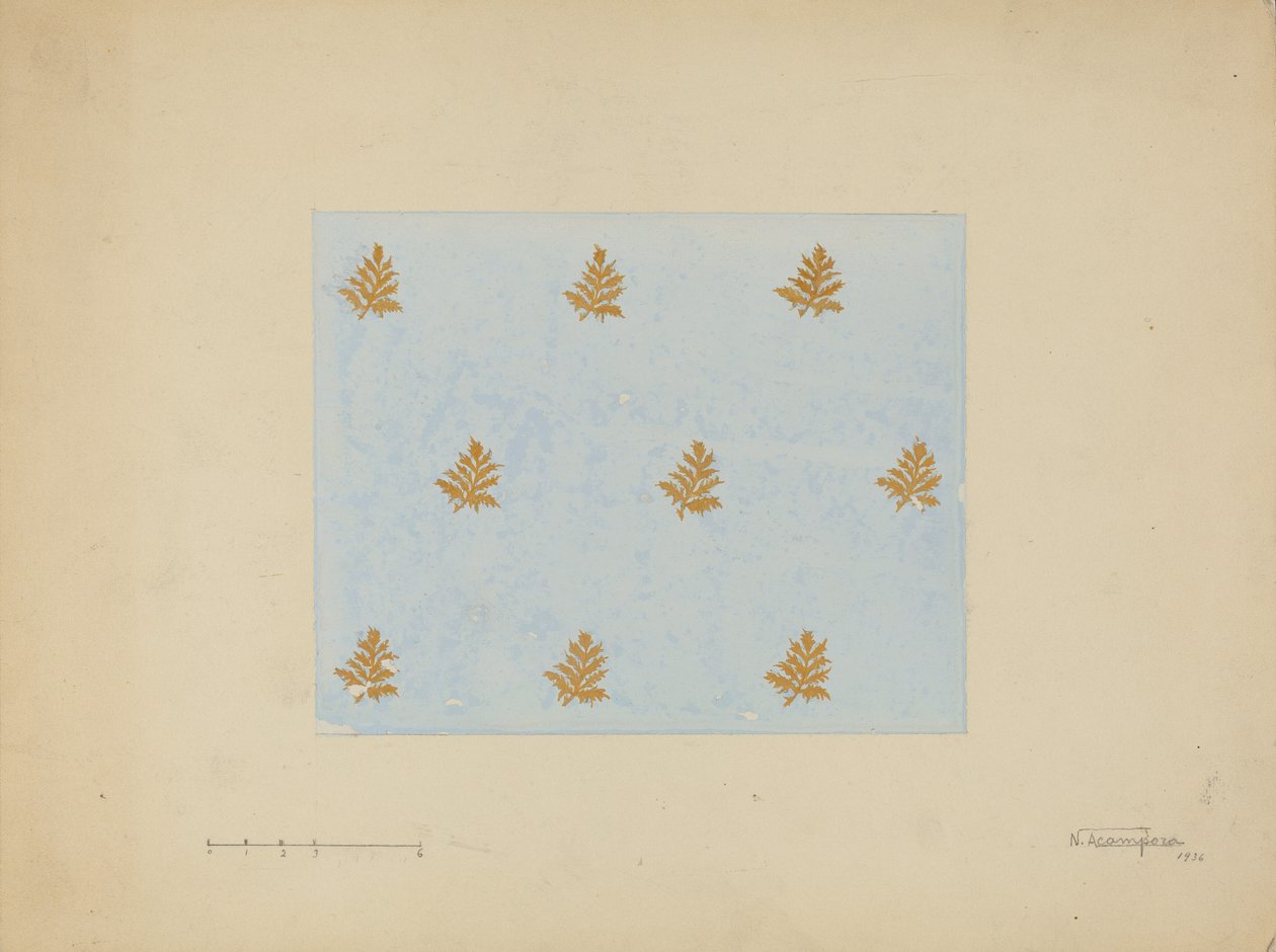 Tapete, 1936 von Nicholas Acampora