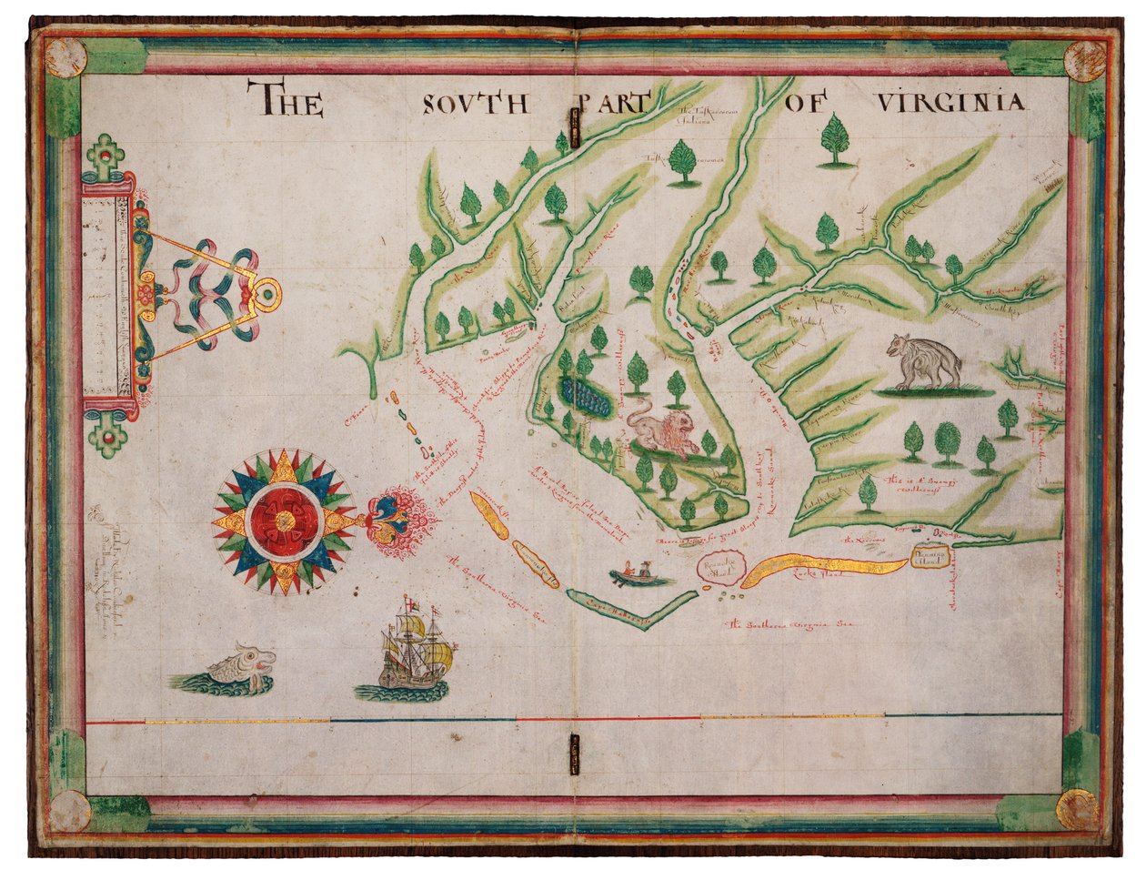 Der südliche Teil von Virginia von Nicholas Comberford