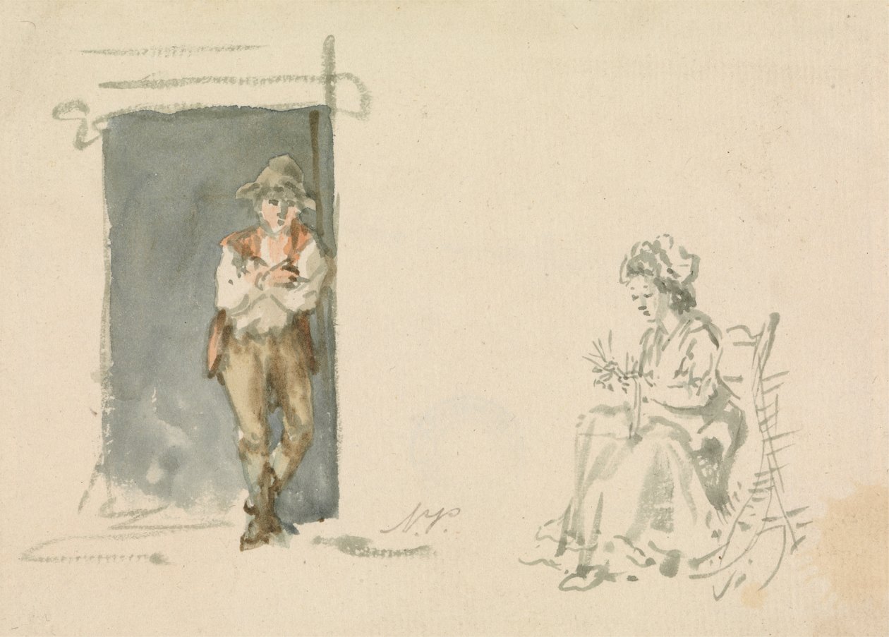 Figurenstudien: Stehender Junge von Nicholas Pocock