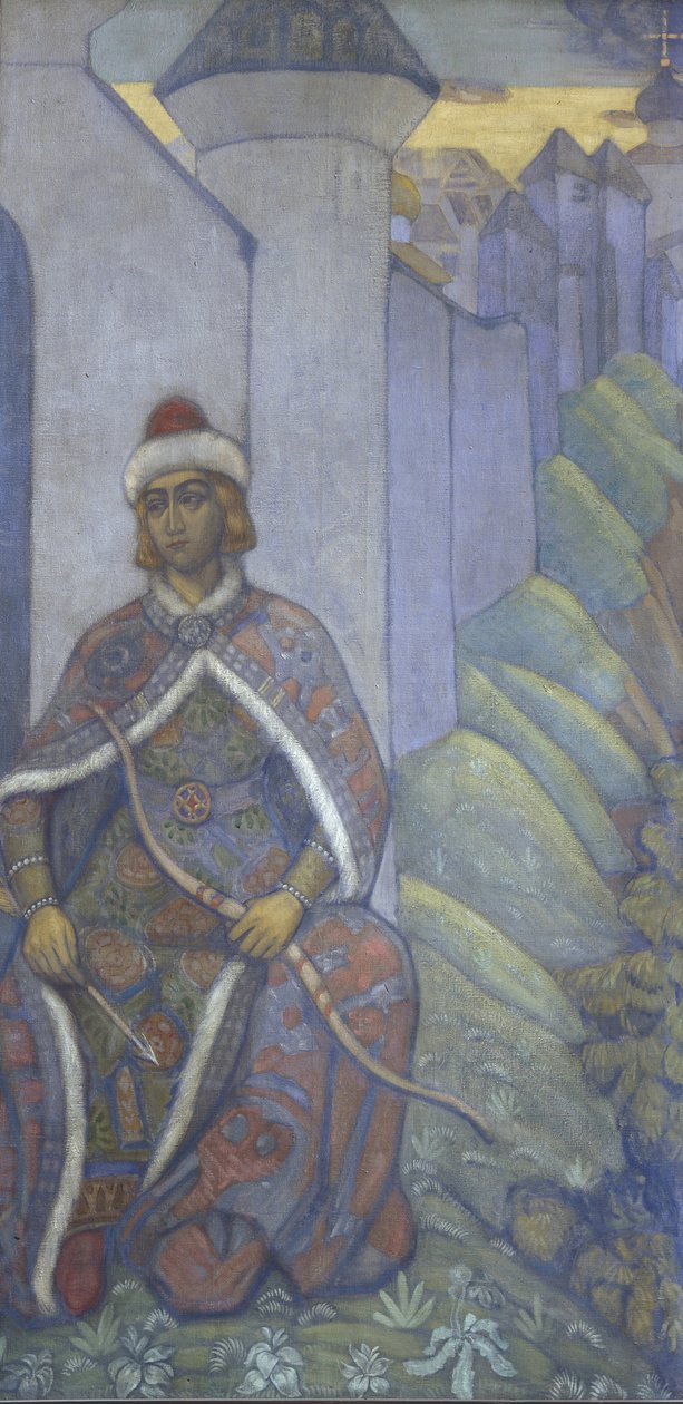 Ein Ritter, 1910 von Nikolai Konstantinowitsch Roerich