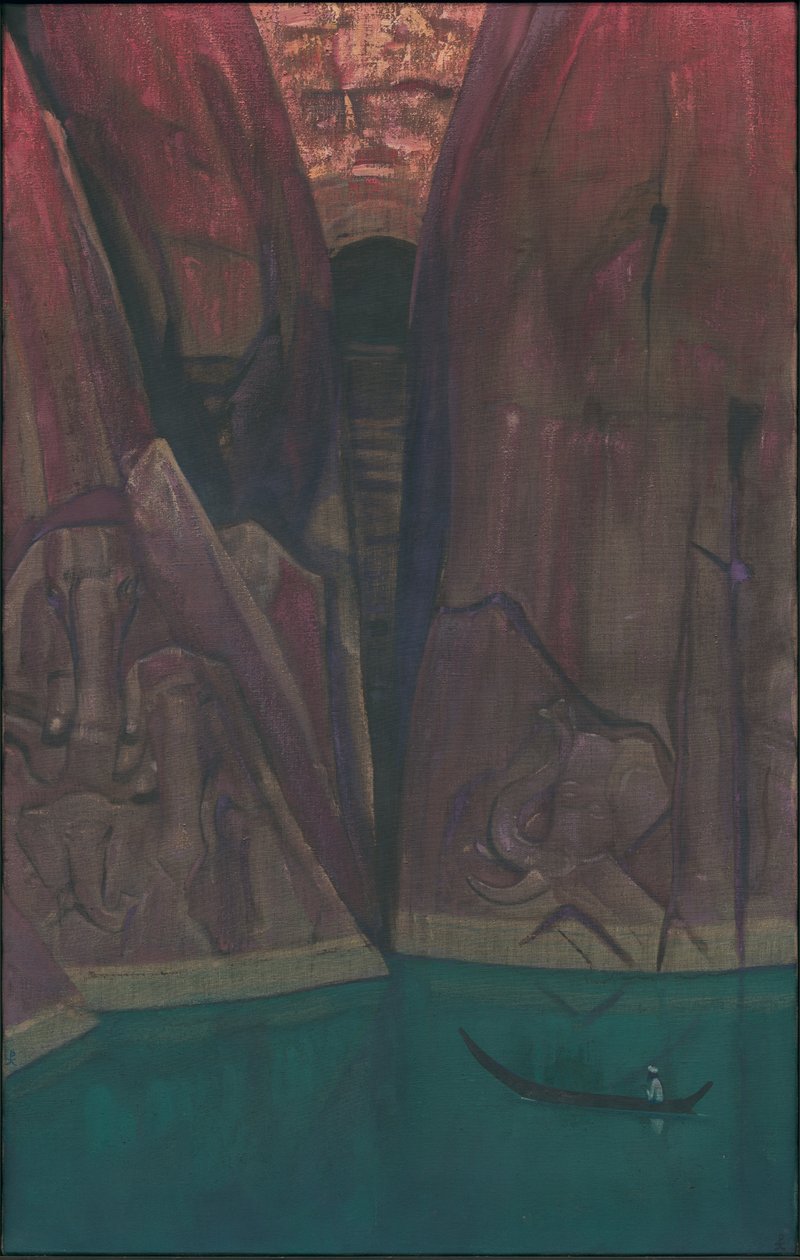 Ashram, "Ashrams" Serie, 1931 von Nicholas Roerich