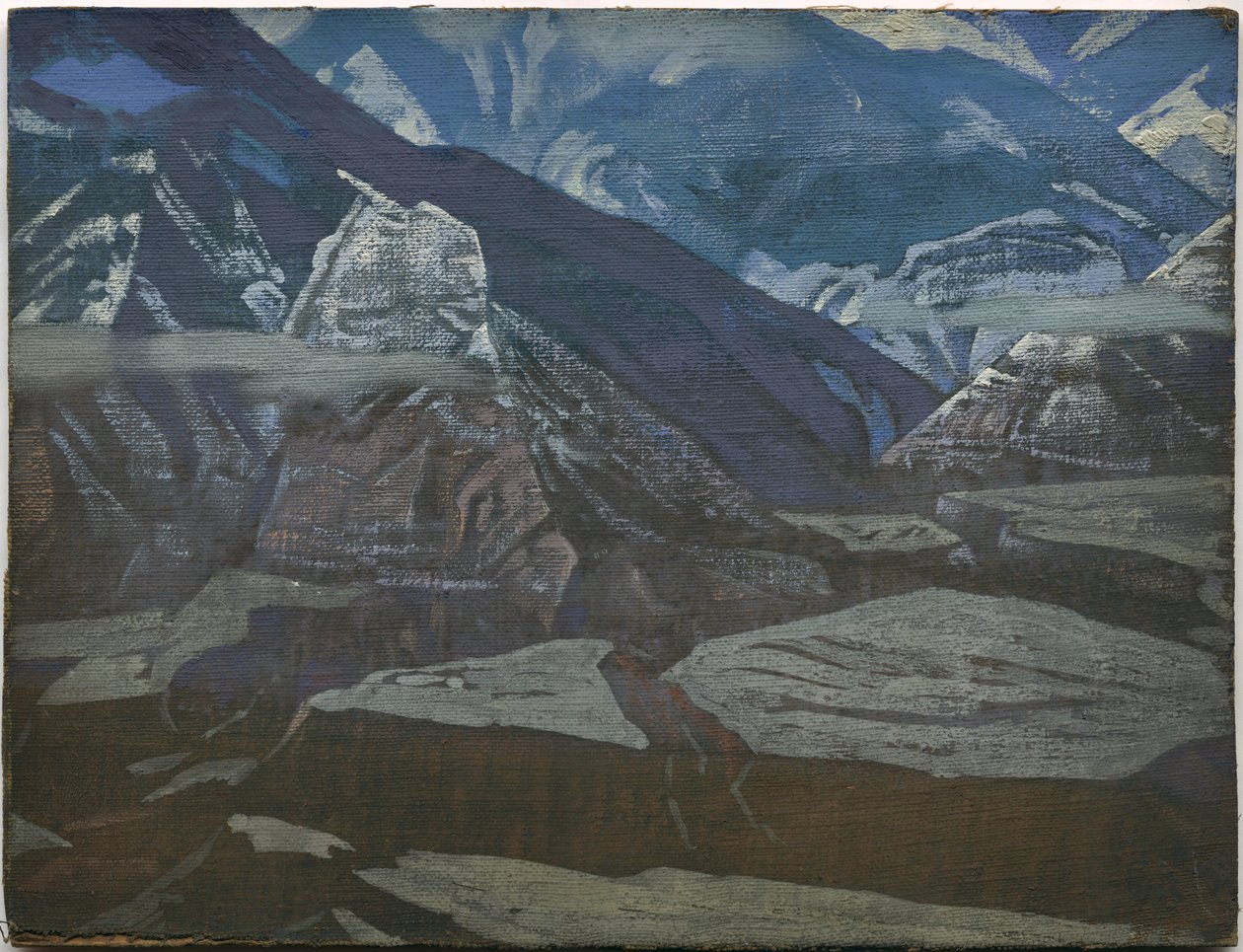 Bharagarh Fort, Serie Kulu, 1929 von Nicholas Roerich