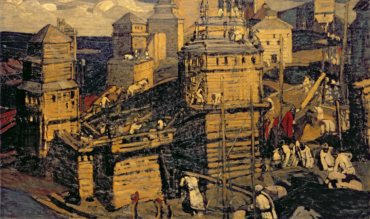 Die Stadt bauen von Nicholas Roerich