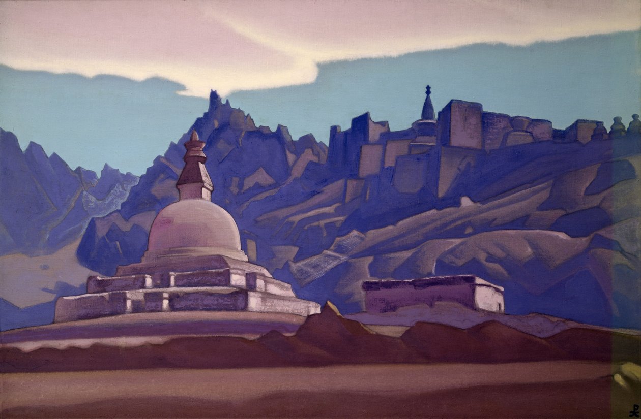 Grabhügel, Ladakh, 1937 von Nicholas Roerich