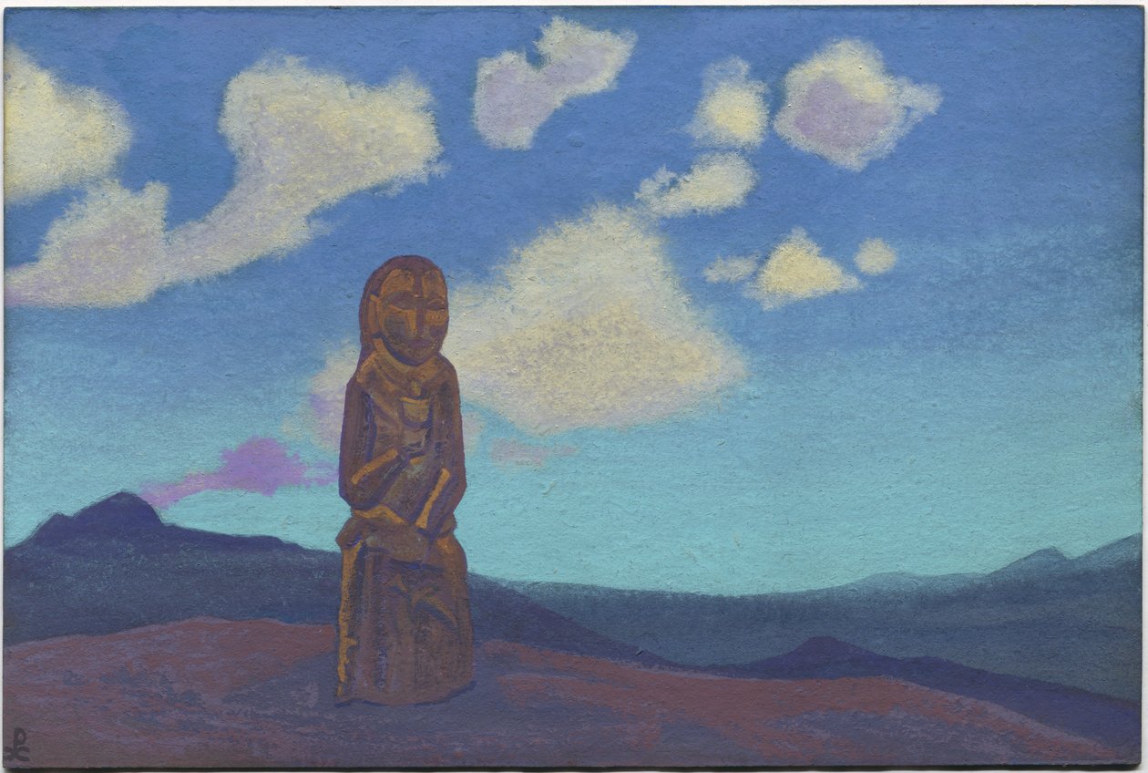 Wächter des Kelchs, Mongolei, 1937 von Nicholas Roerich