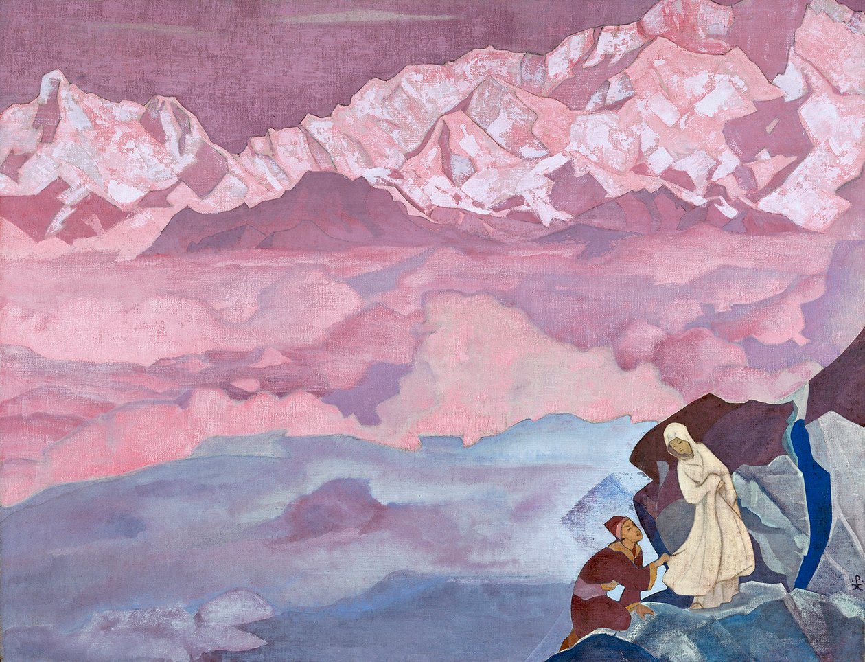 Die Führende, 1924 von Nikolai Konstantinowitsch Roerich