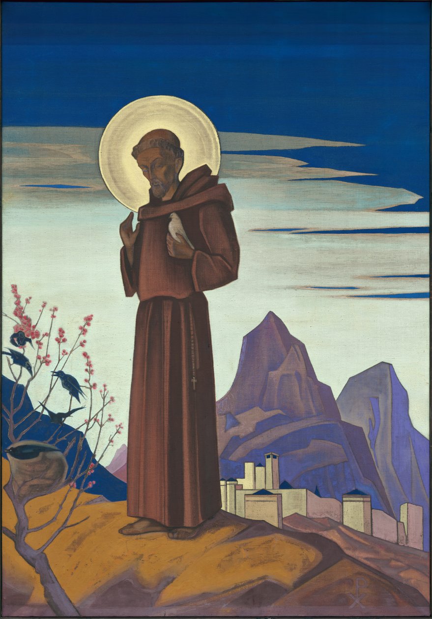 St. Franziskus, 1932 von Nicholas Roerich