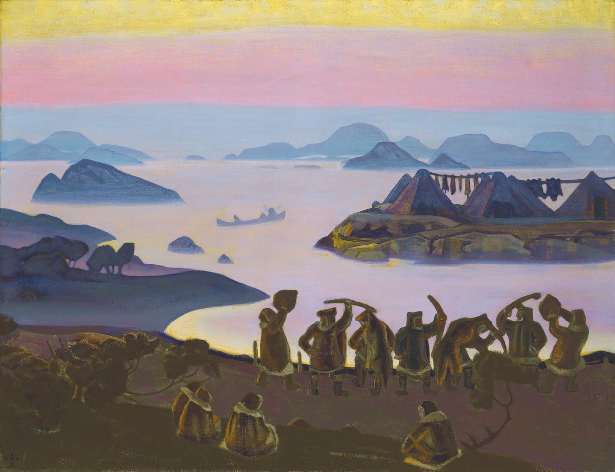 Der Ruf der Sonne, 1919 von Nicholas Roerich