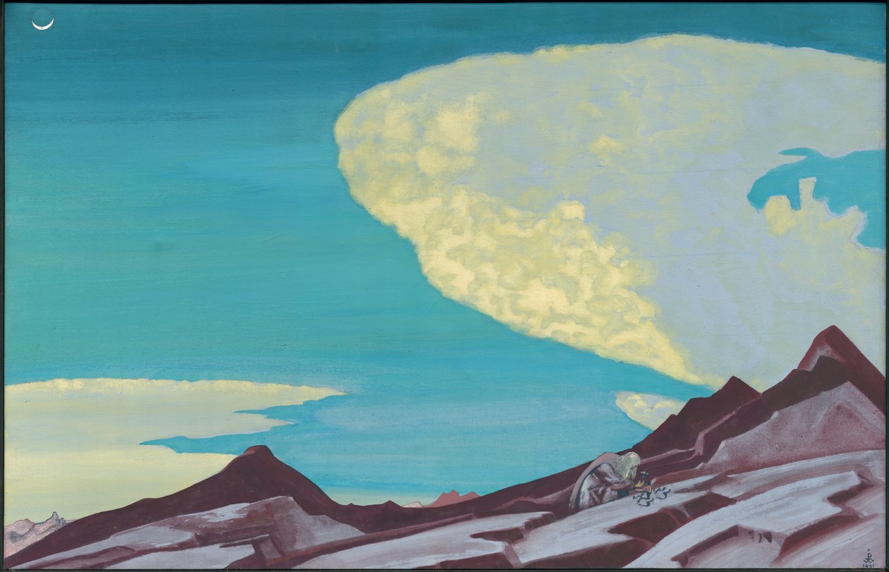Die Tafeln der Gebote, 1931 von Nicholas Roerich