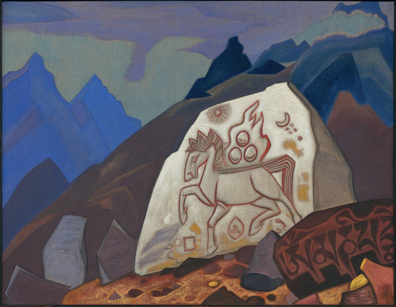 Weißer Stein, 1933 von Nicholas Roerich