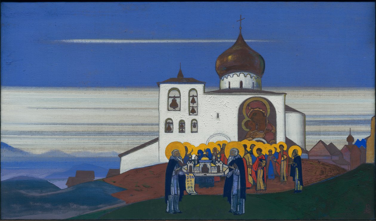Zvenigorod, 1933 von Nicholas Roerich