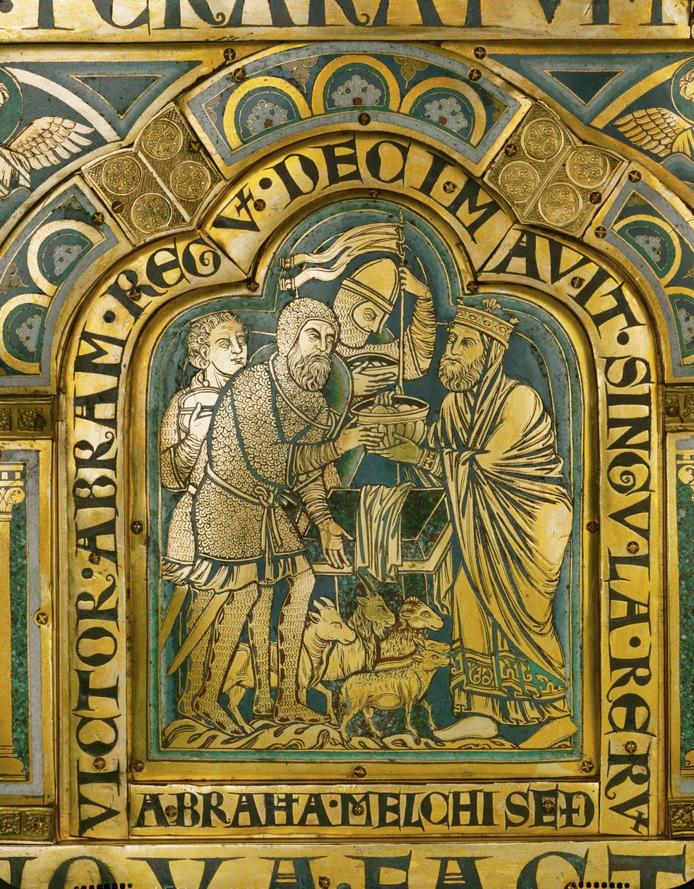 Abraham und Melchisedek von Nicholas of Verdun