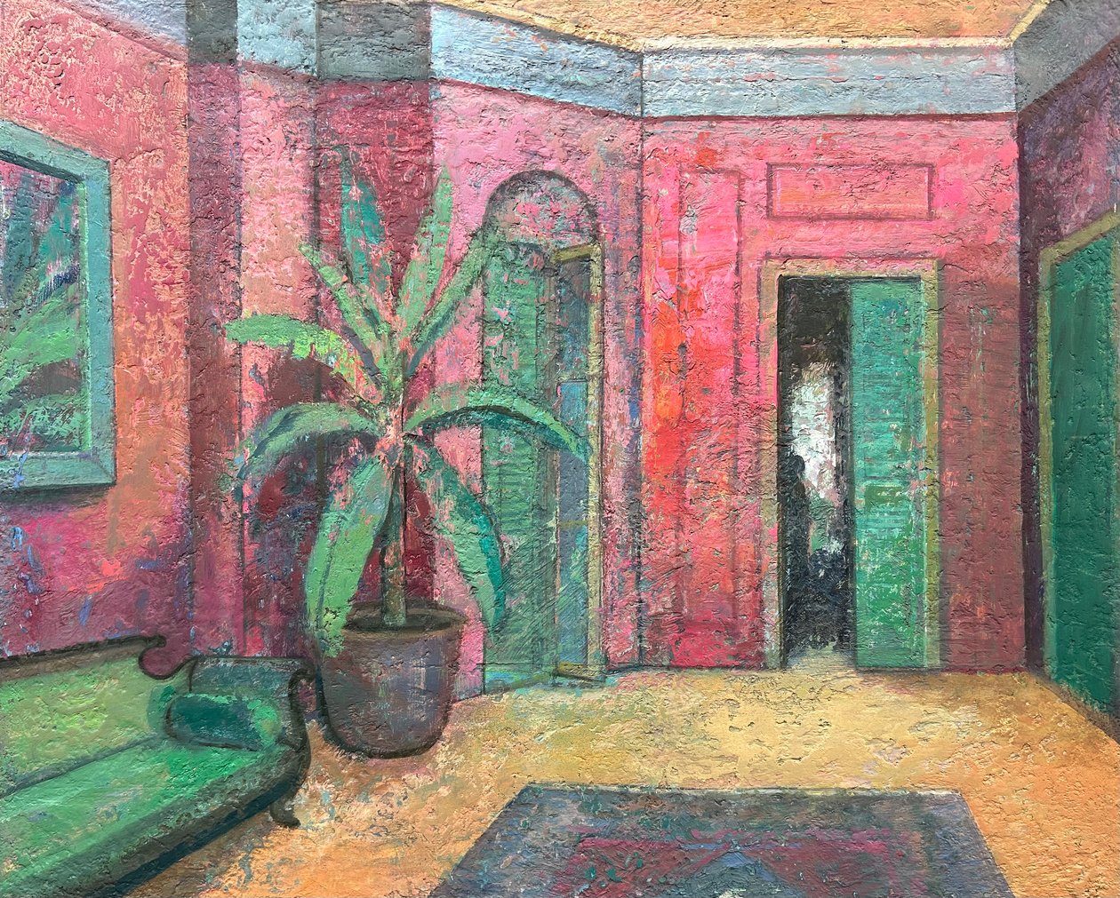Rotes Interieur, 2022-23 von Nick Williams