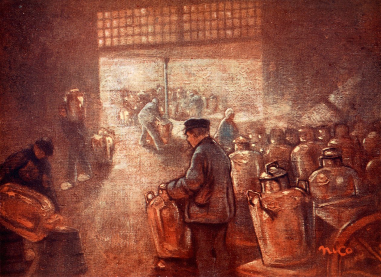 Eine Molkerei, 1904 von Nico Jungman
