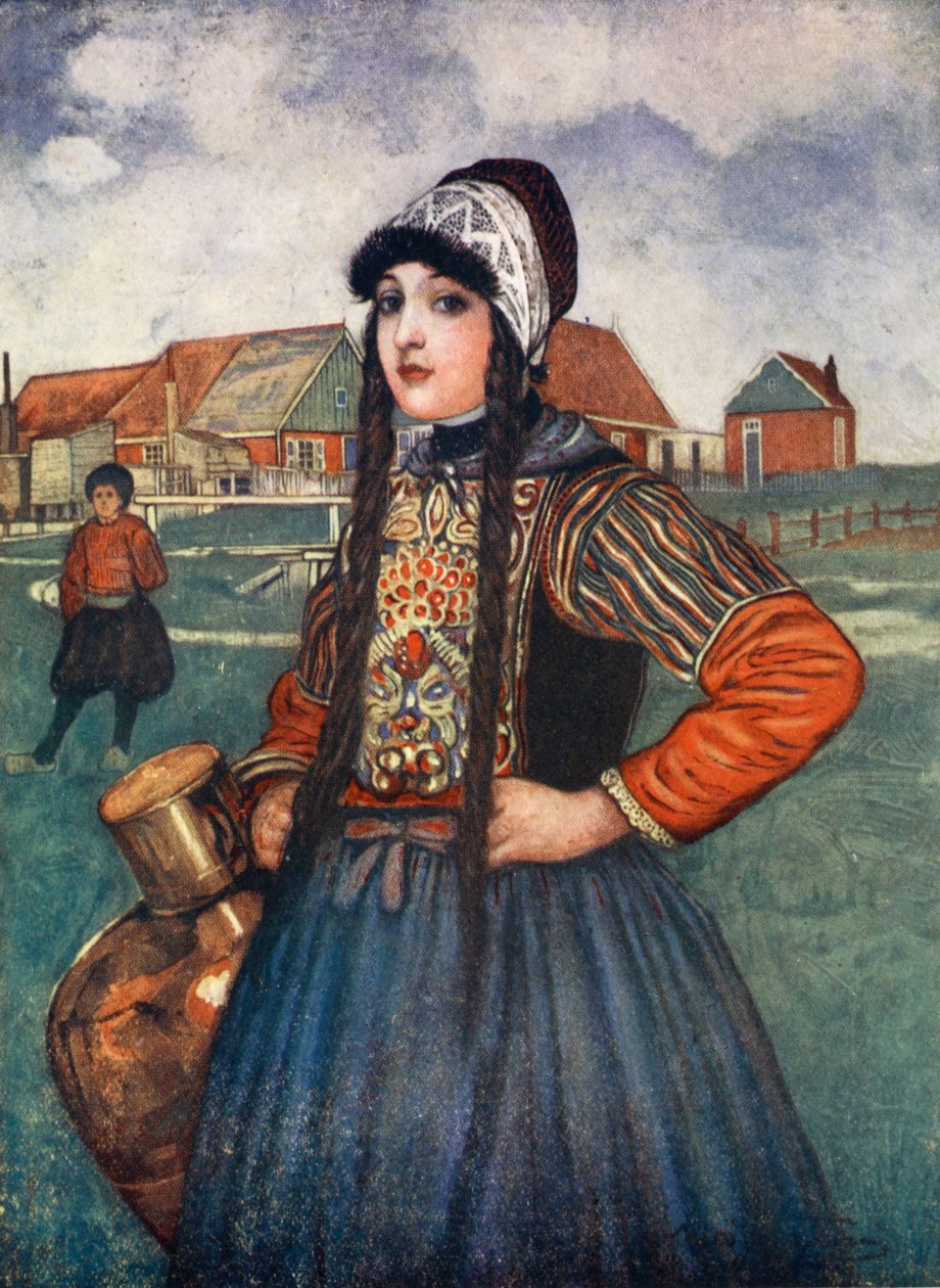Ein Mädchen aus Marken, 1904 von Nico Jungman