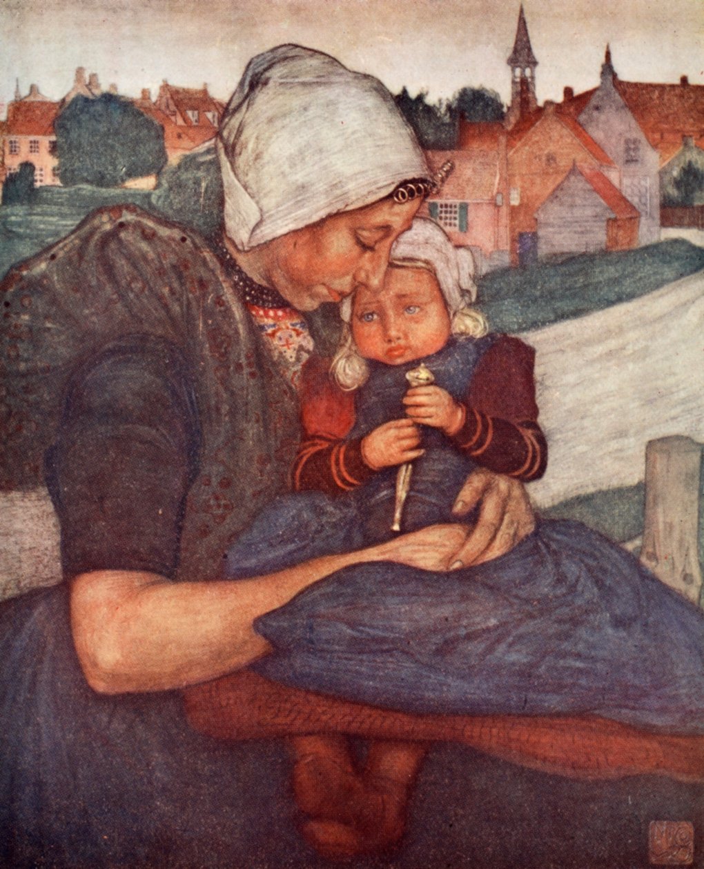 Eine Mutter und Kind von Axel, 1904 von Nico Jungman