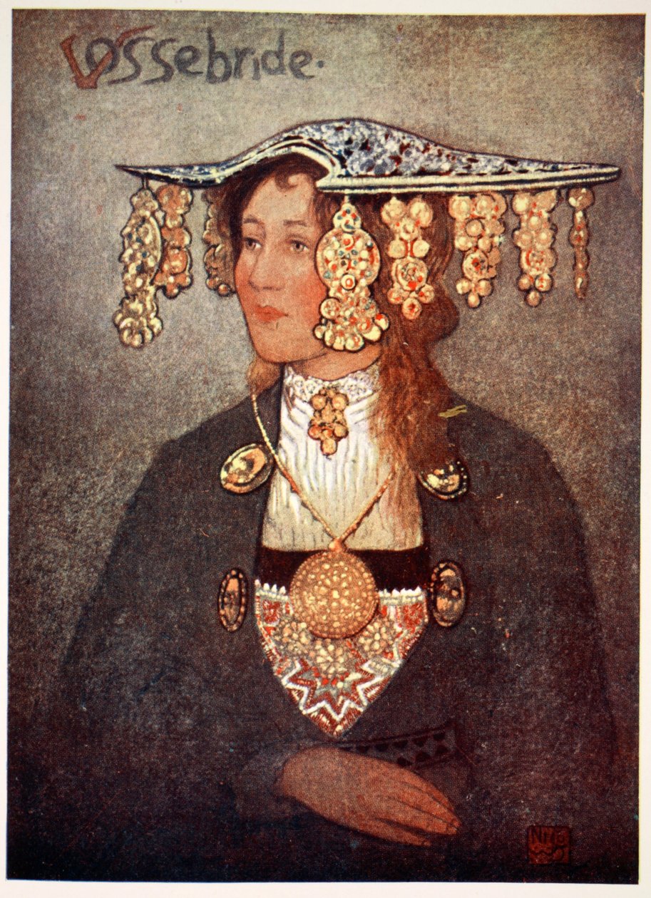 Eine Vosse-Braut, 1905 von Nico Jungman