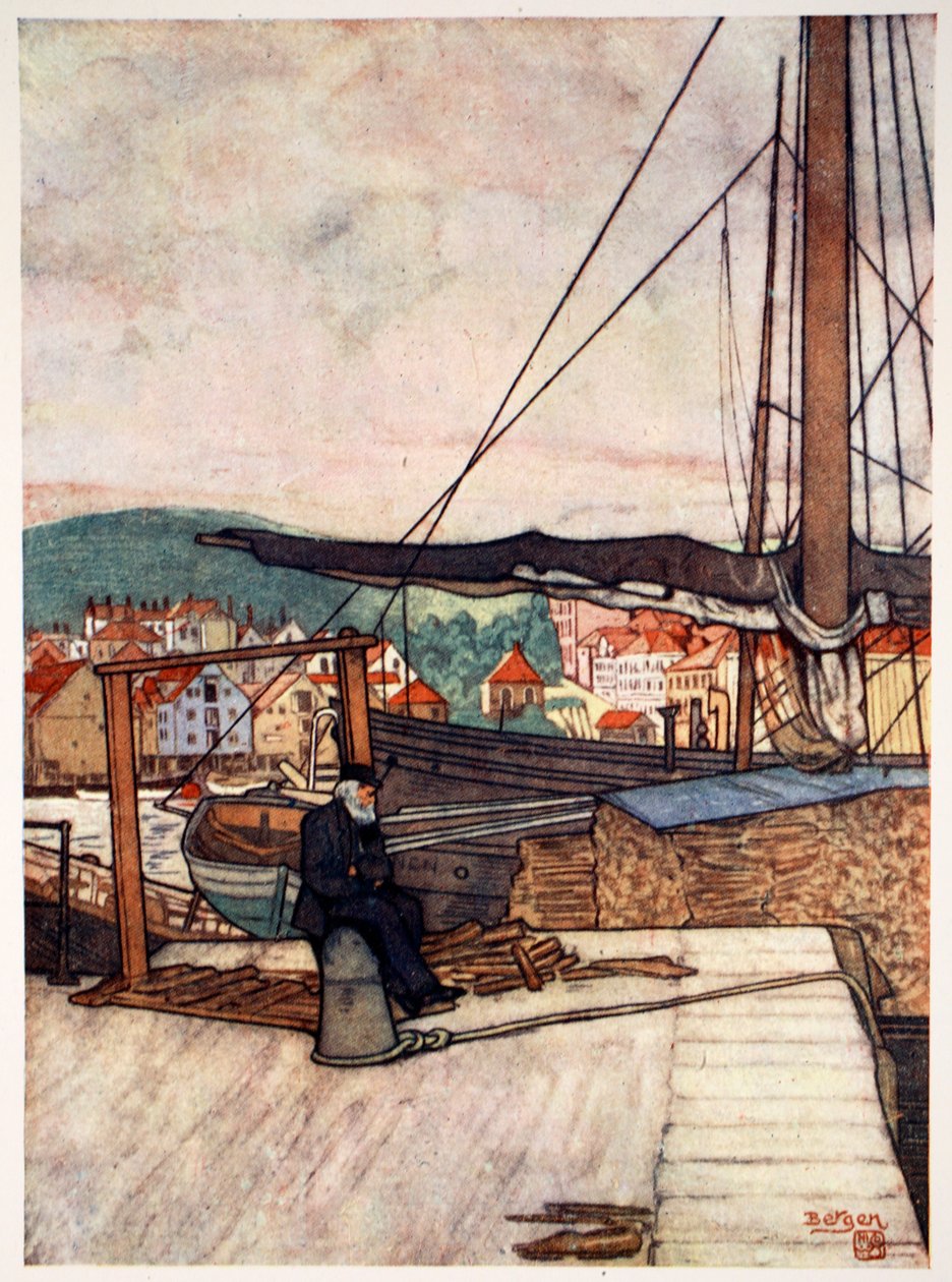 Bergen, 1905 von Nico Jungman