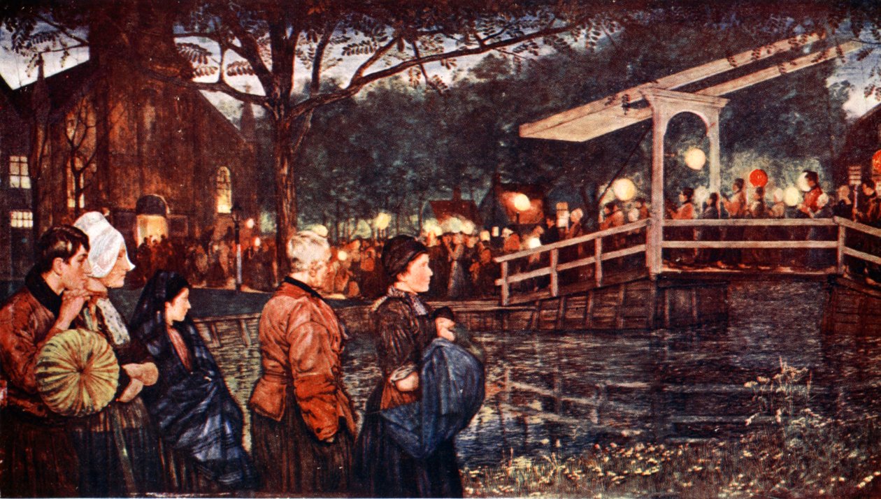 Religiöse Prozession I, 1904 von Nico Jungman