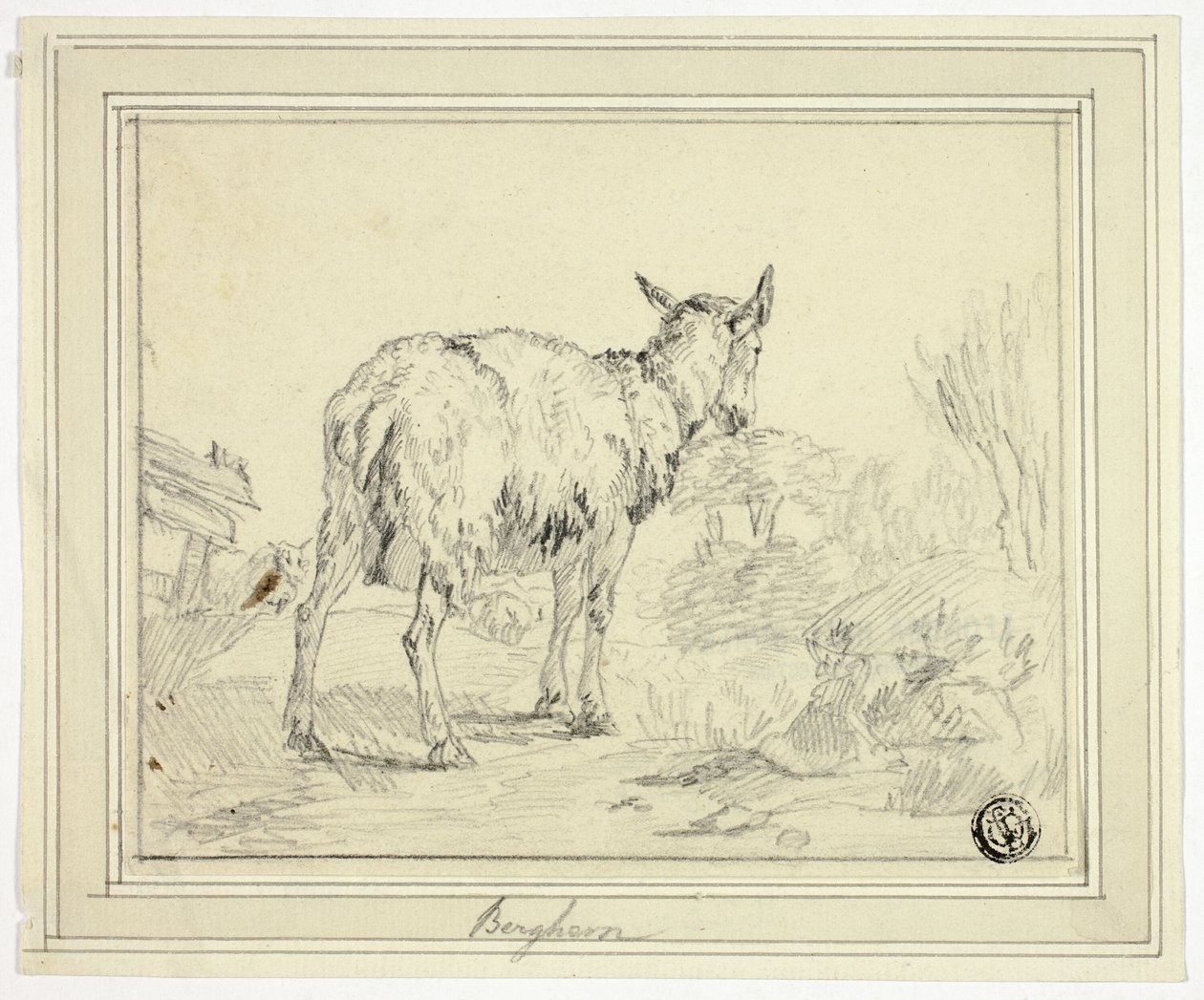 Ziege von Nicolaes Berchem