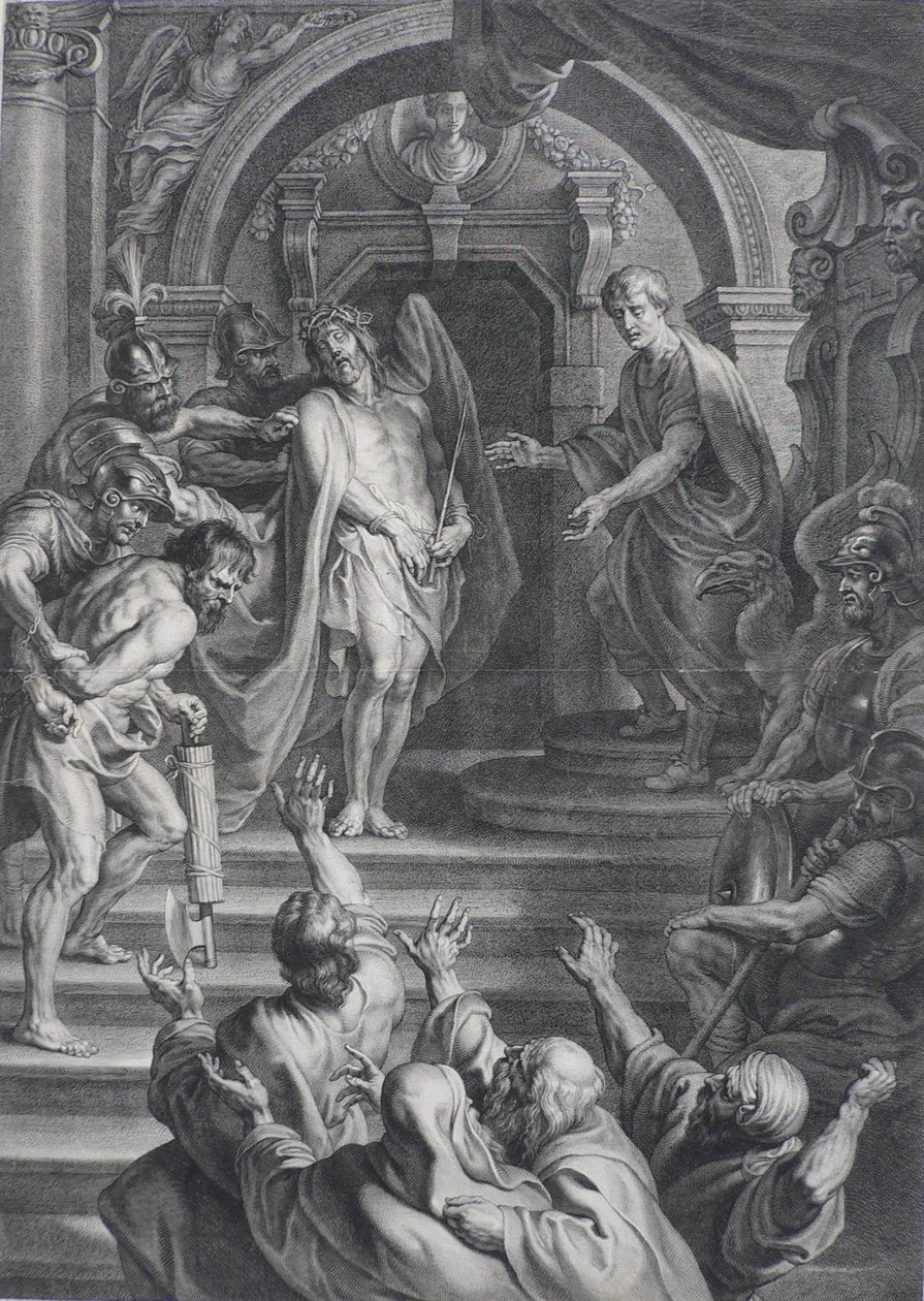 Ecce Homo, nach Peter Paul Rubens von Nicolaes Lauwers