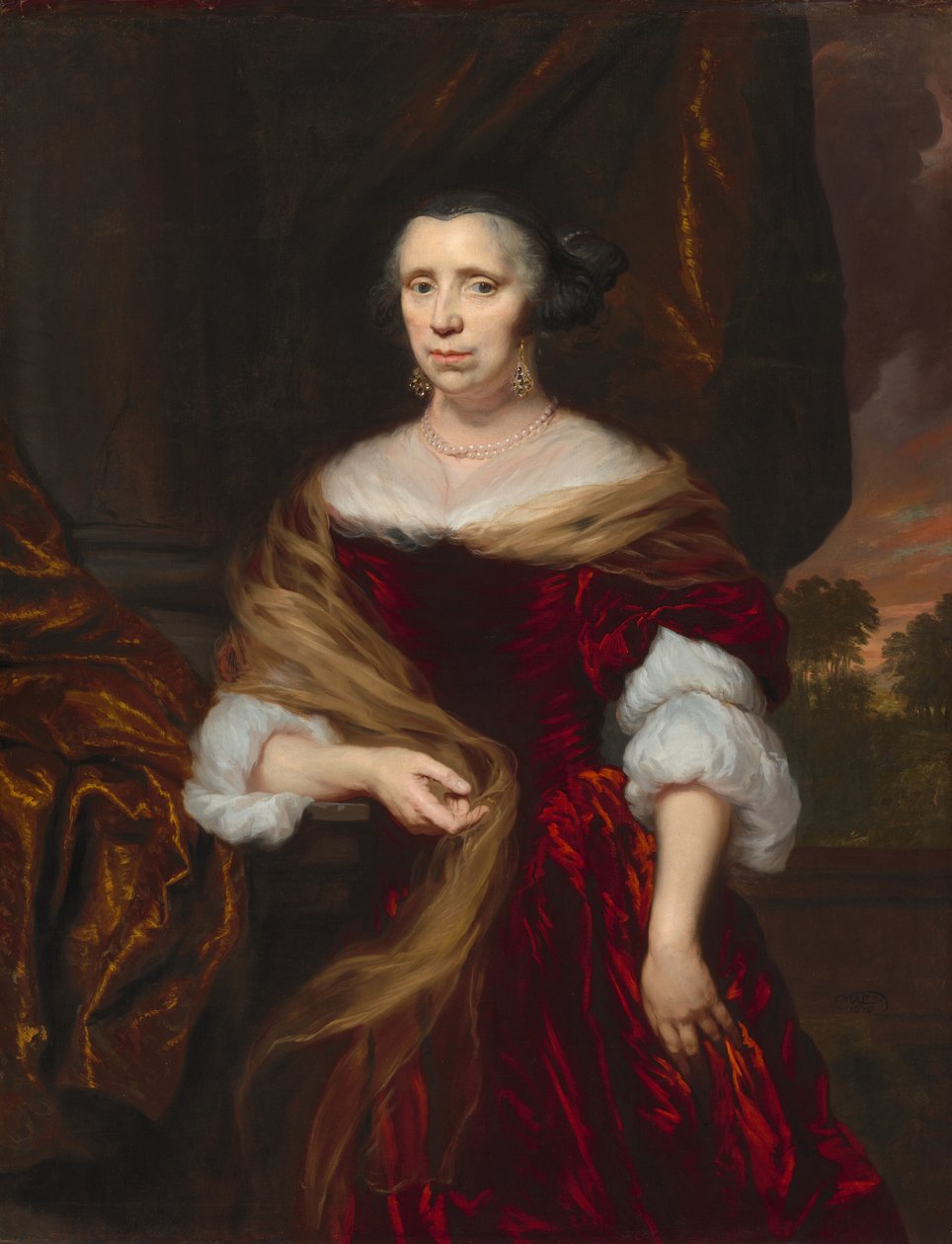 Porträt einer Dame von Nicolaes Maes