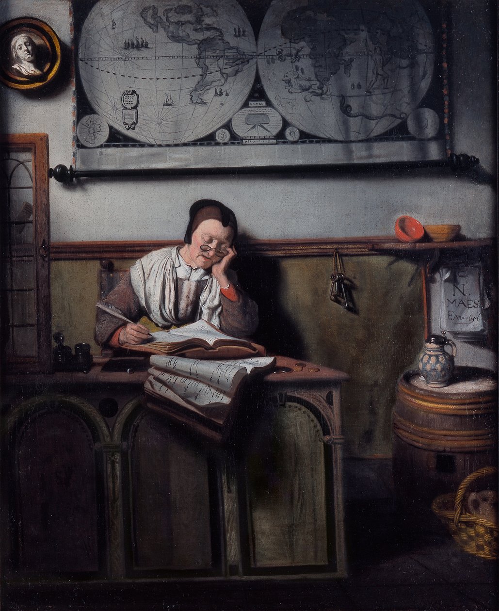 Der Buchhalter von Nicolaes Maes