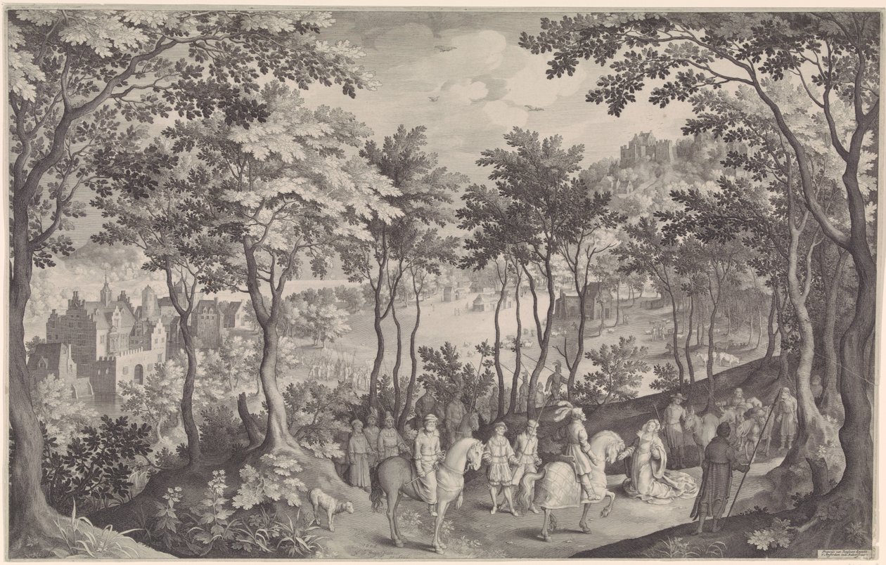 David und Abigaïl von Nicolaes de Bruyn