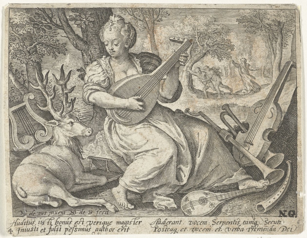 Zintuig Gehör von Nicolaes de Bruyn