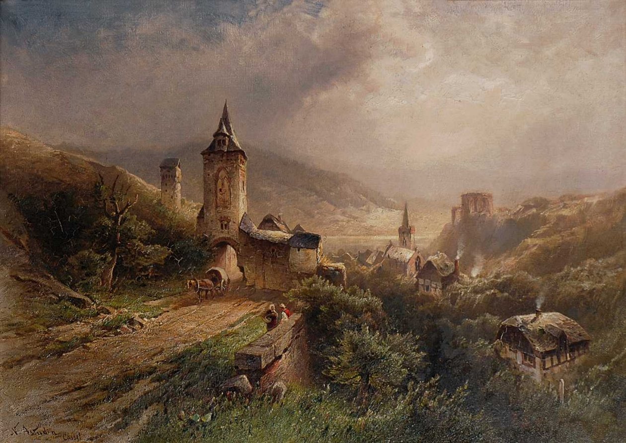 Das Steegertor in Bacharach am Rhein von Nicolai Astudin
