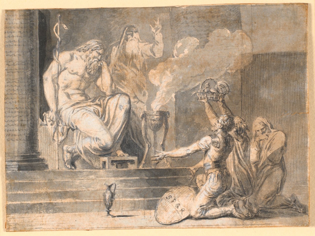 Opfergabe an Äskulap von Nicolai Abildgaard