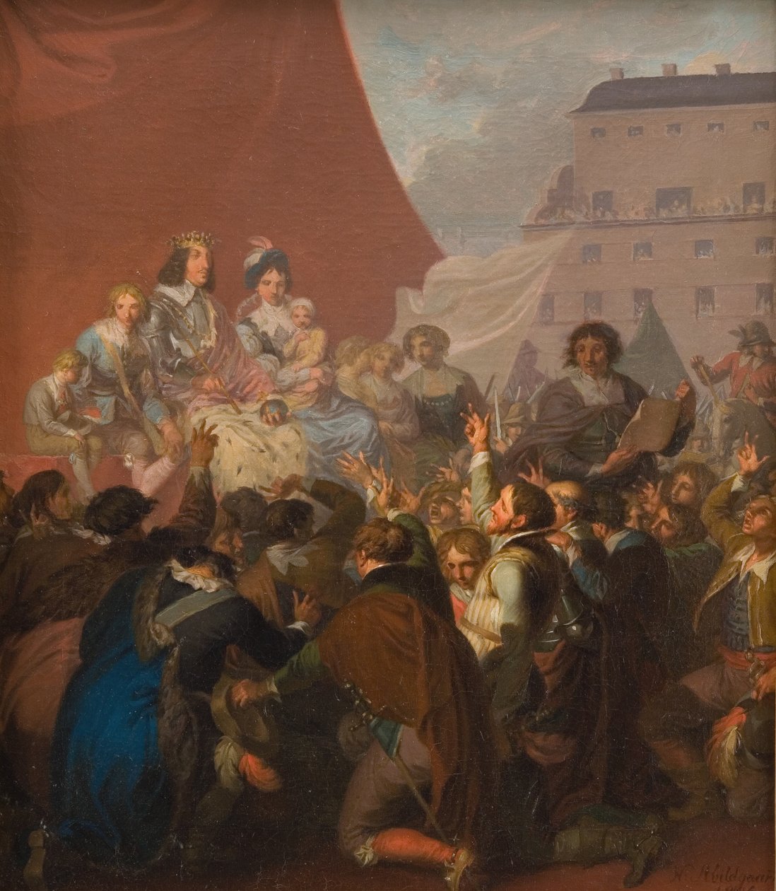Der Treueeid im Jahr 1660 von Nicolai Abildgaard