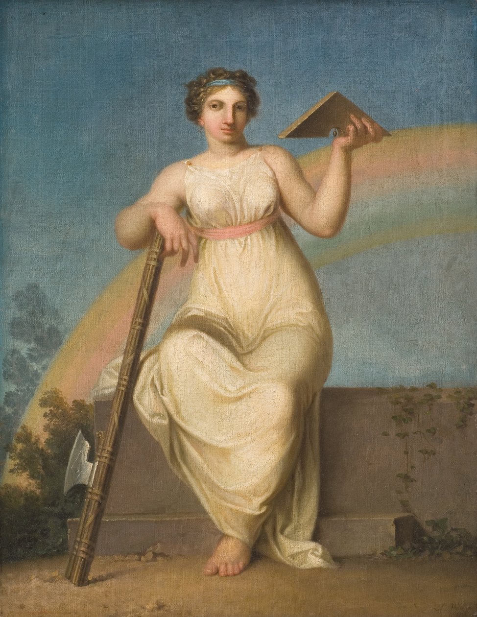 Rechtswissenschaft. Allegorische Figur, 1800 von Nicolai Abraham Abildgaard