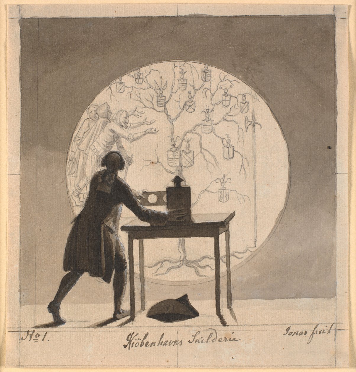 Laterna Magica, 1786-1788 von Nicolai Abraham Abildgaard