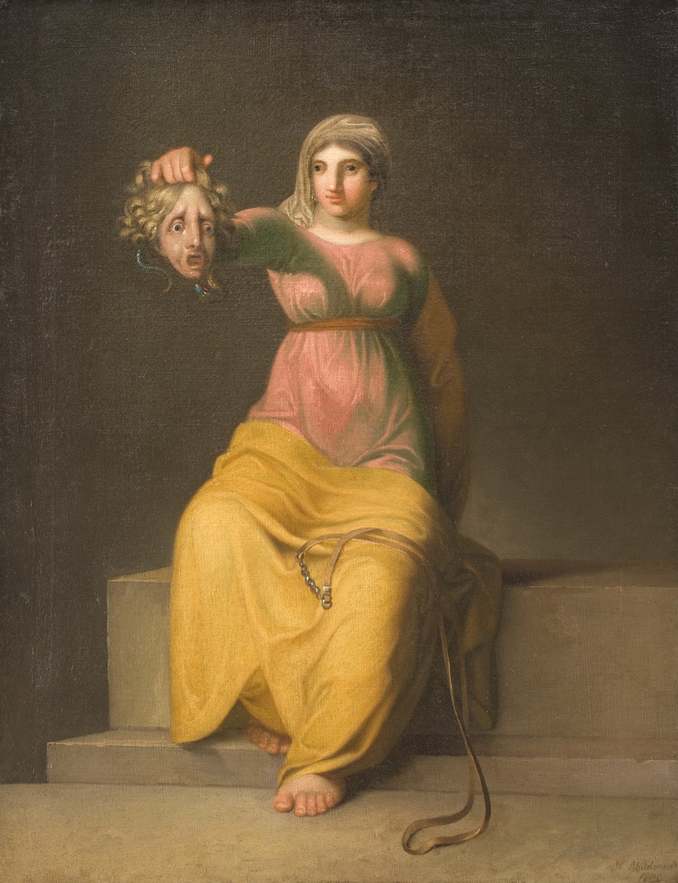 Theologie. Allegorische Figur, 1800 von Nicolai Abraham Abildgaard