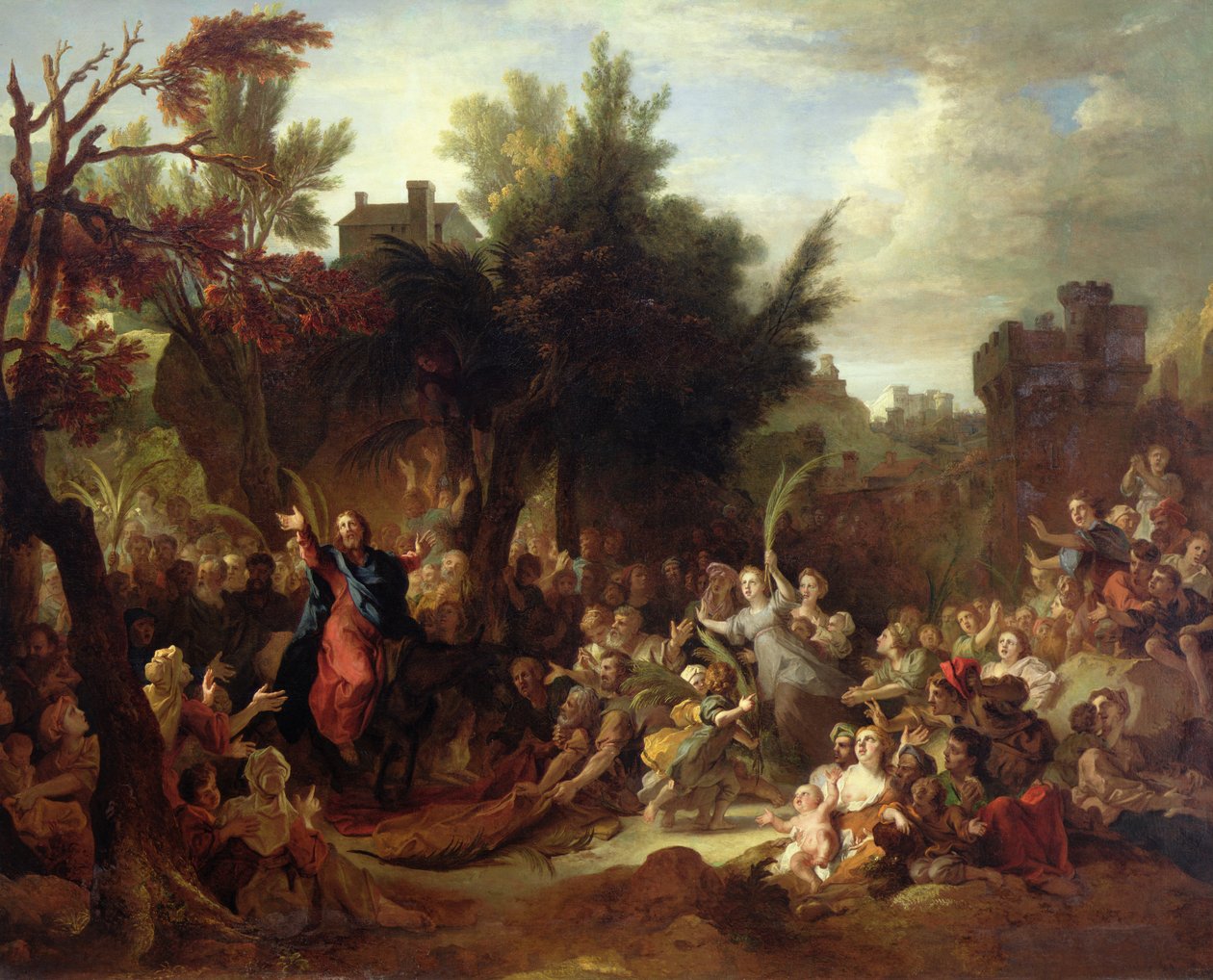 Der Einzug Christi in Jerusalem, ca. 1720 von Nicolas de Largillière