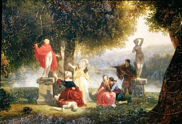 Die Statue der Liebe von Nicolas Antoine Taunay