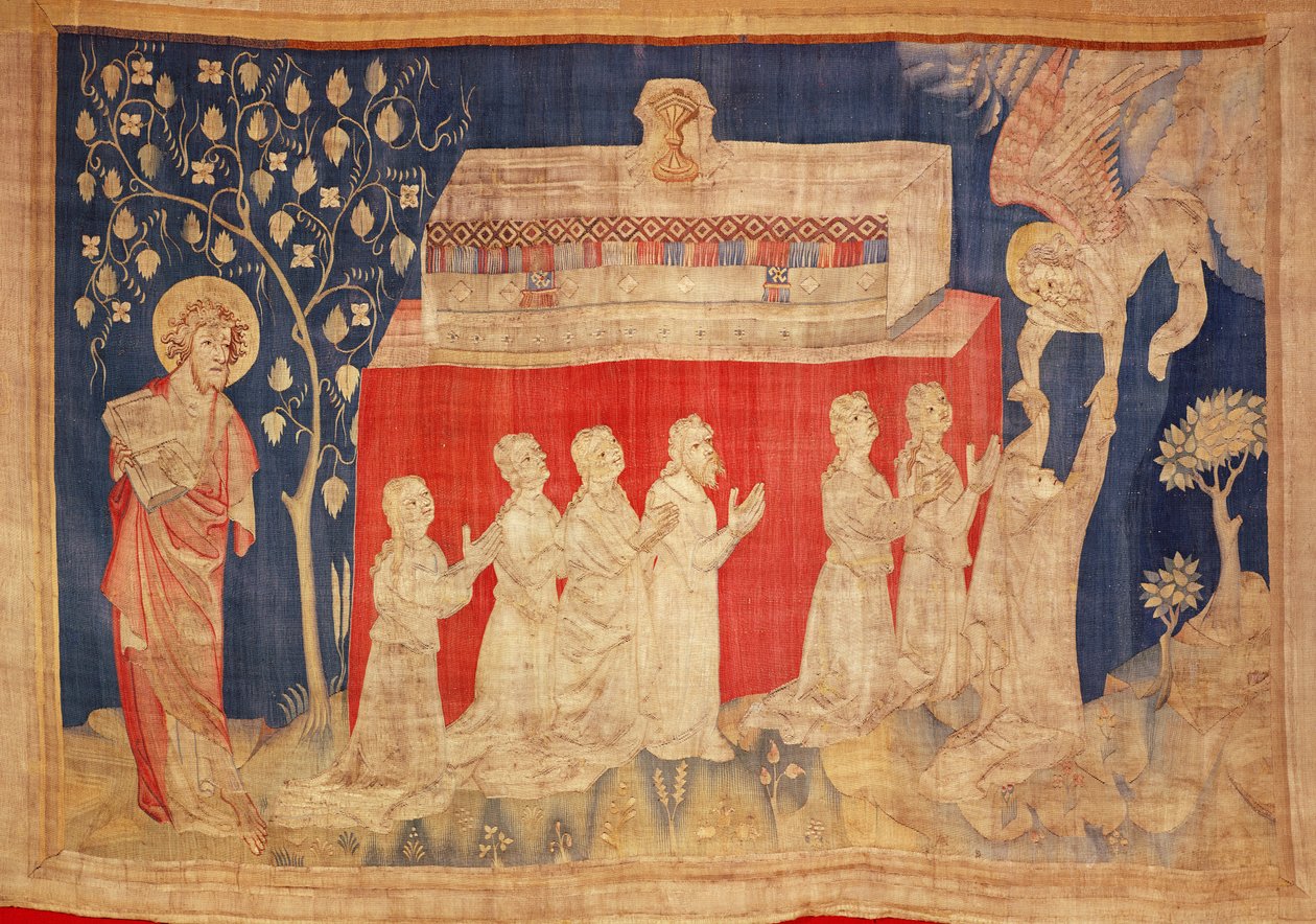 Seelen der Märtyrer, aus dem Apokalypse-Wandteppich von Angers, 1373-87 von Nicolas Bataille