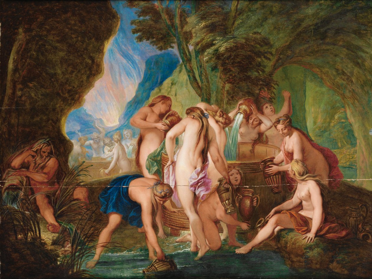 Die Danaiden in der Hölle von Nicolas Bertin