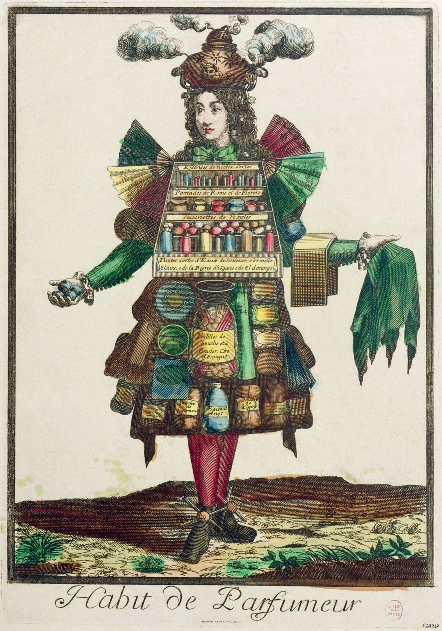 Das Kostüm des Parfümeurs von Nicolas Bonnart