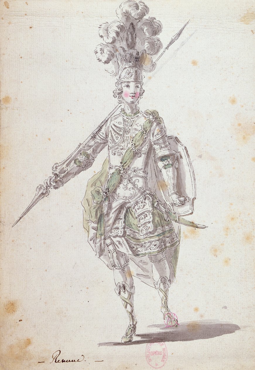 Kostüm für Rinaldo in der Oper 