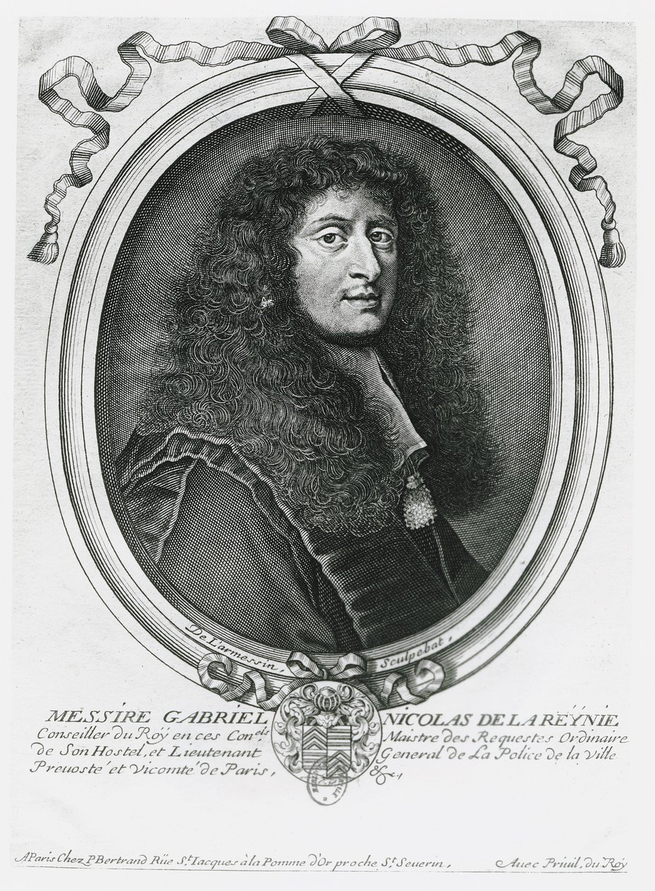 Gabriel Nicolas de la Reynie von Nicolas II de Larmessin