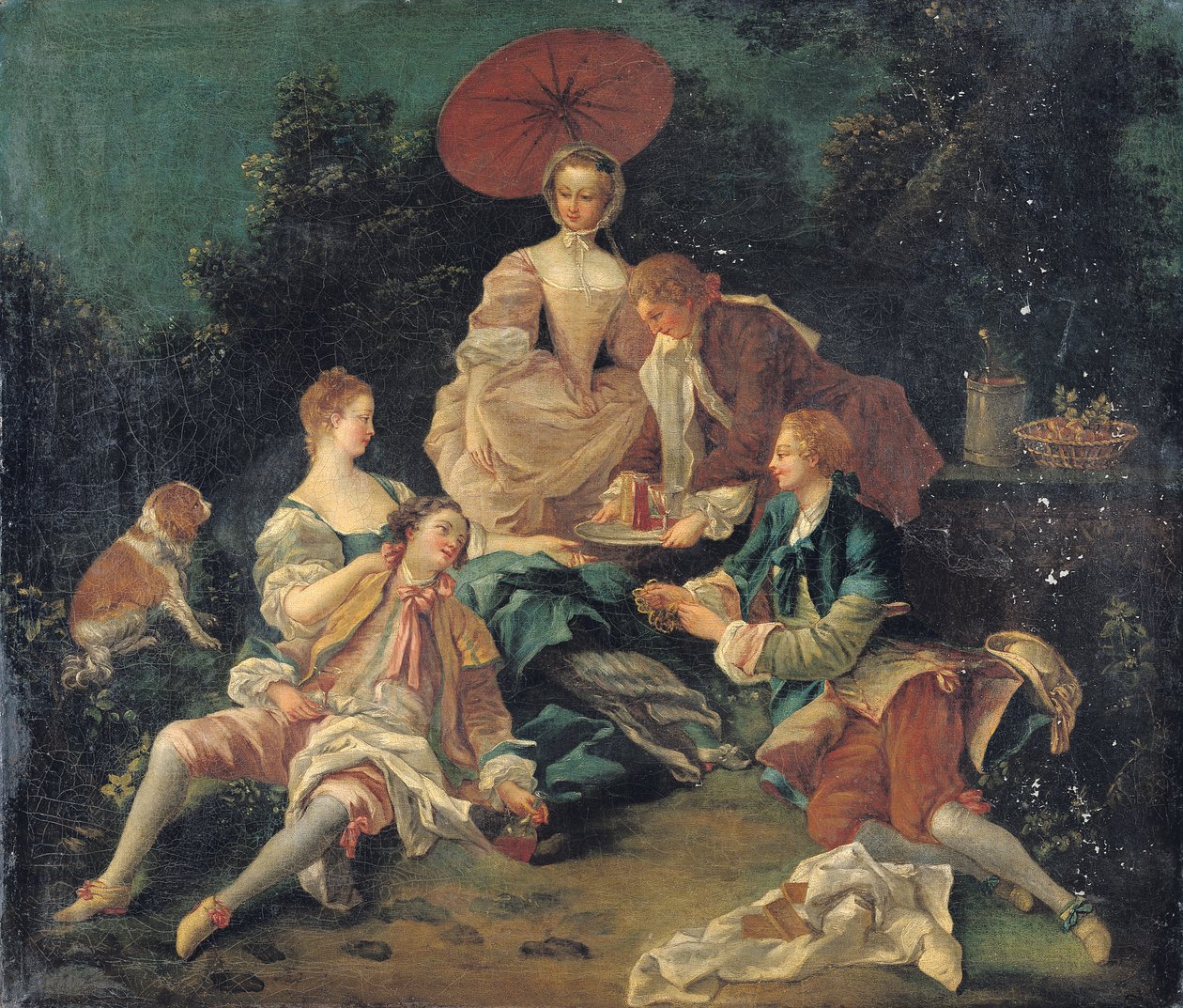 Picknick im Park von Nicolas Lancret