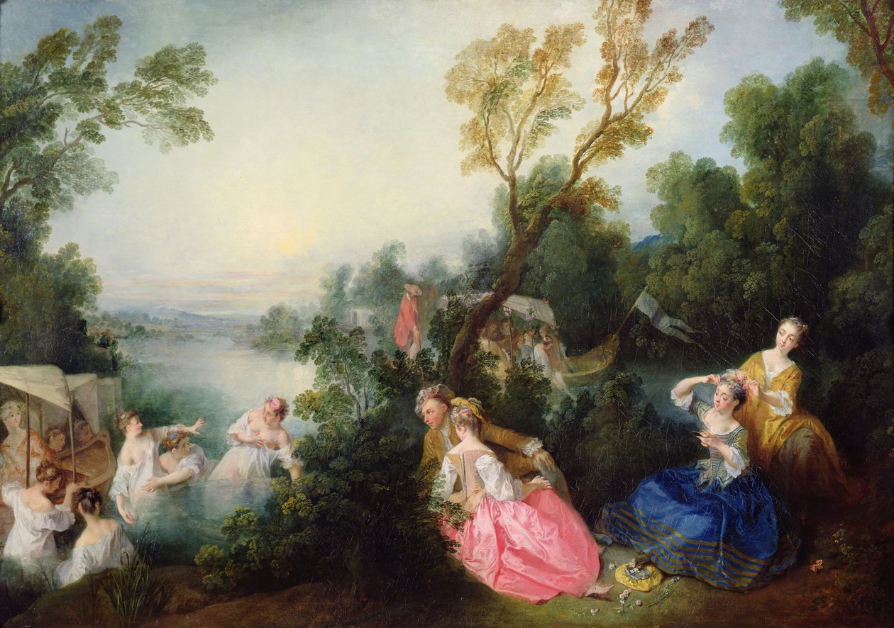 Die Freuden des Badens von Nicolas Lancret