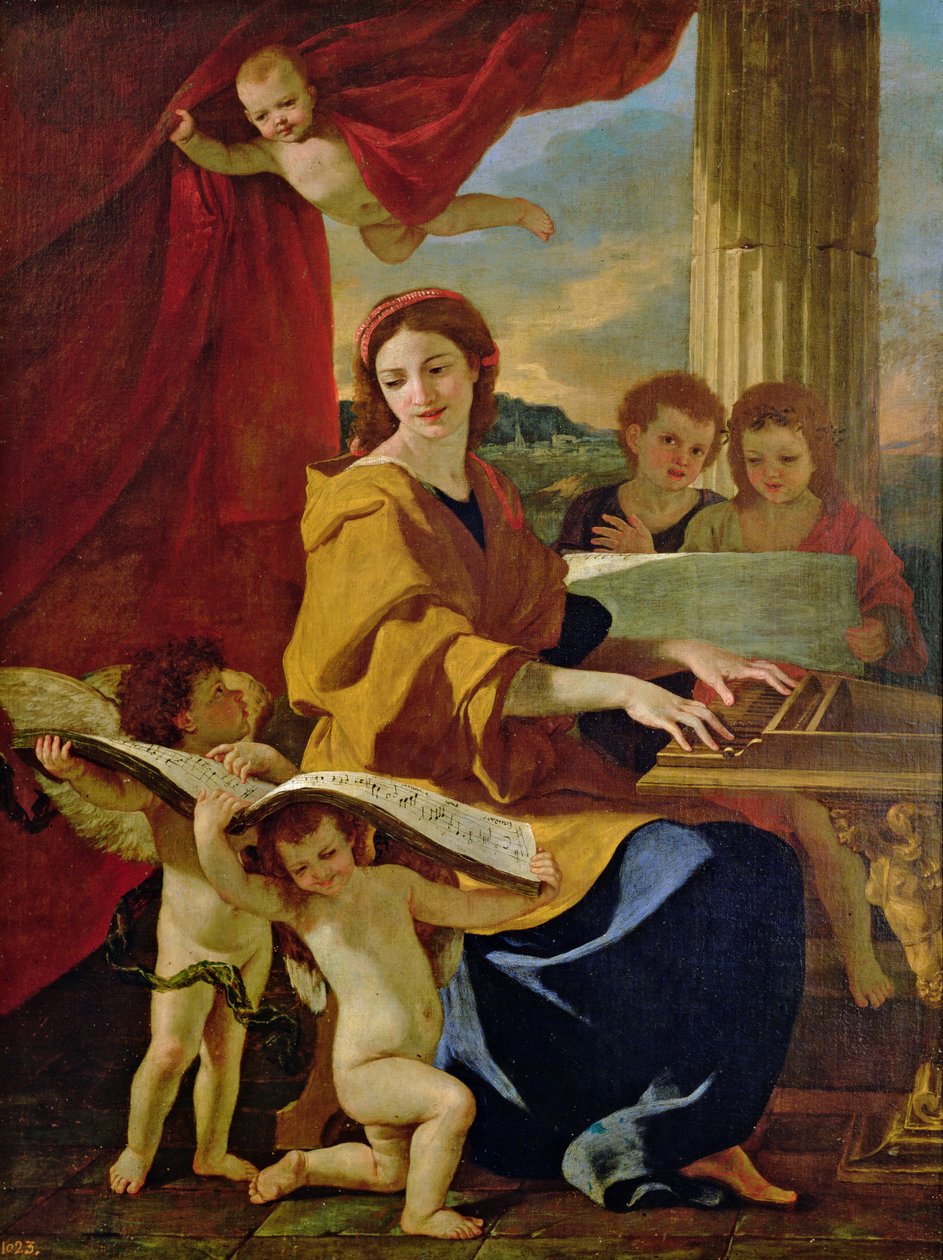 Heilige Cäcilia von Nicolas Poussin