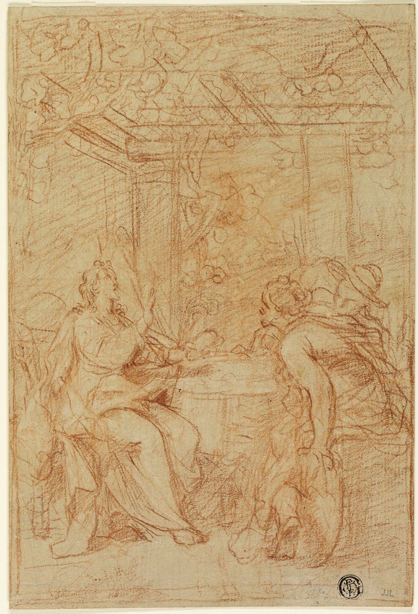 Abendmahl in Emmaus von Nicolas Bertin