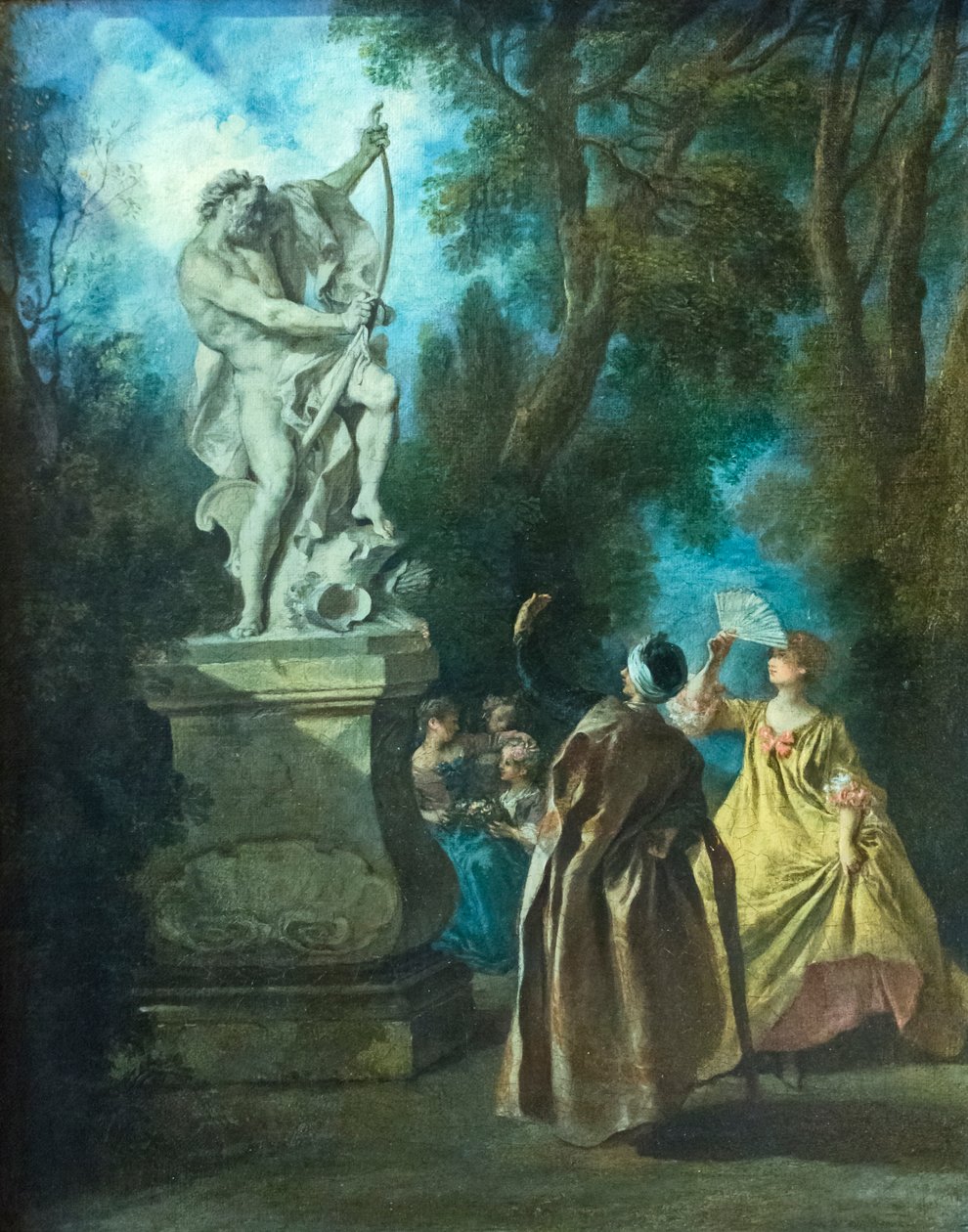 Der Perser und die Statue von Nicolas Lancret