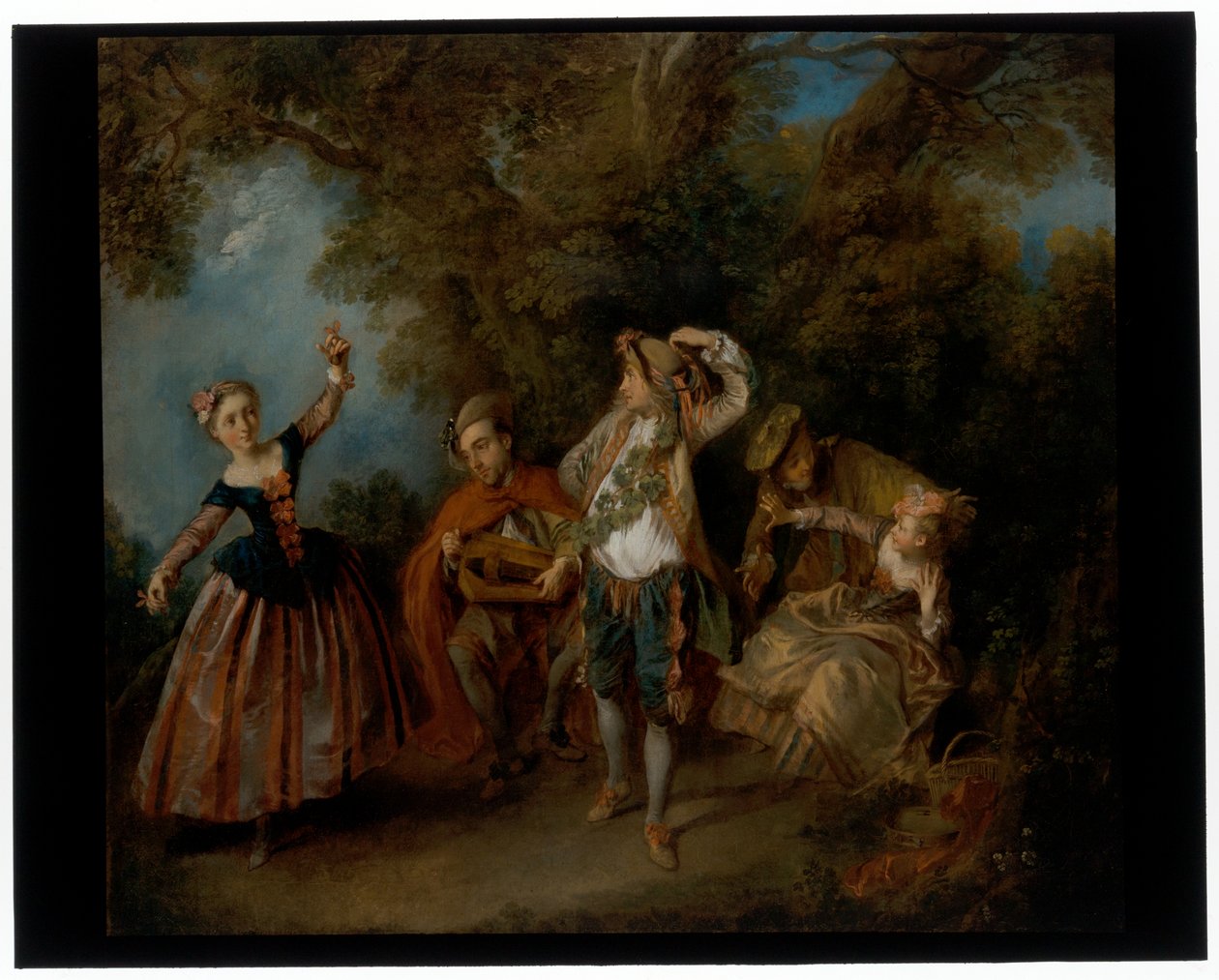 Die junge Tänzerin und das Menuett von Nicolas Lancret
