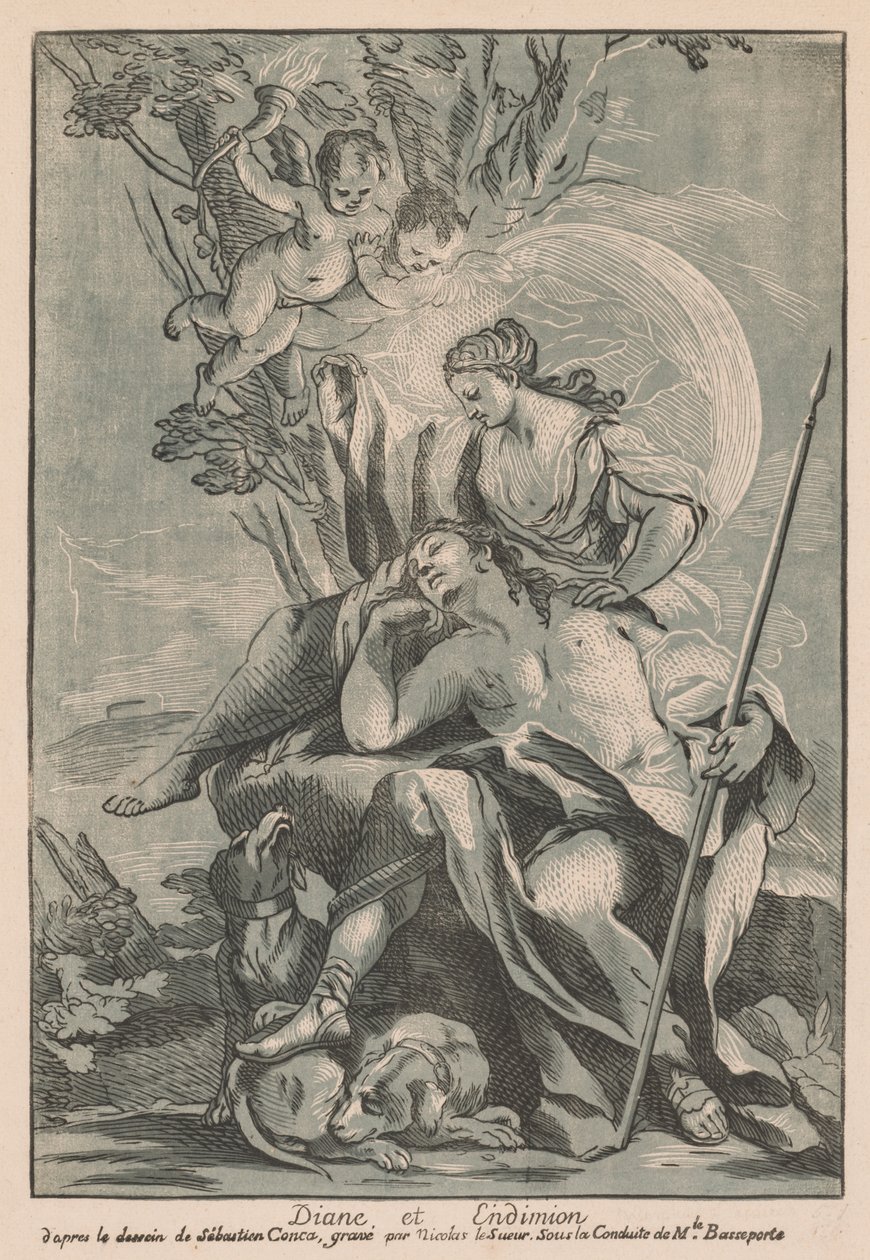 Diana und Endymion von Nicolas LeSueur